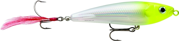 Picture of Rapala X-Rap Subwalk, 3 1/2", 5/8 Oz, Chartreuse Ghost, Sinking