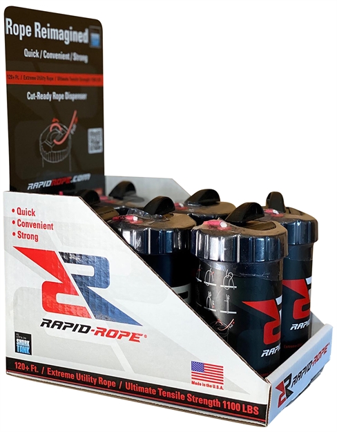 Picture of  Rapid-Rope Rr6pck Rope Canister Display Box Free With Purchase OF 24