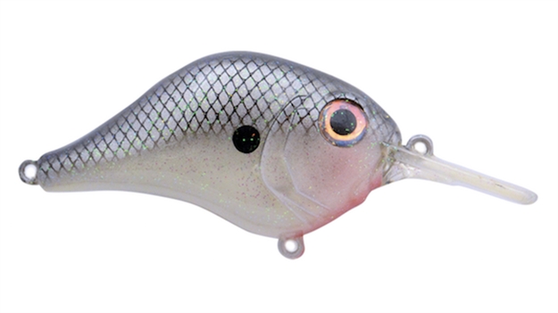 Picture of Rat-L-Trap Lures Mr-6 1/2Oz Mid-Range Crankbait, Floating-Diving Model, 0-6 Ft, #4 Hooks, 2.25" IN Length, Silverado 6MR836