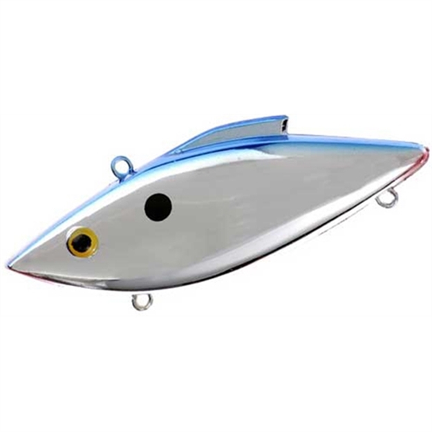 Picture of Bill Lewis Rat-L-Trap Chrome Lipless Crankbait, 3", 1/2 Oz, Chrome Blue Back, Sinking RT-25BLU 051875121253