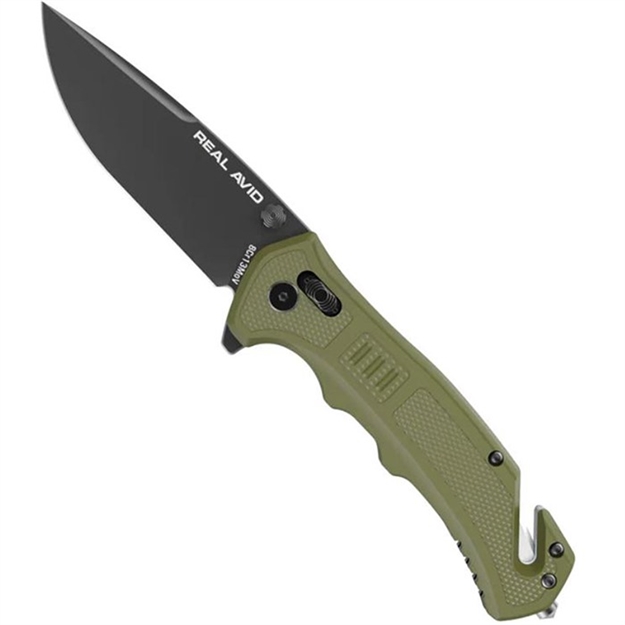 Picture of  Real Avid Avid Rav-4 Knife Assisted Folding 3.25" Bld Green Nylon 813119015038