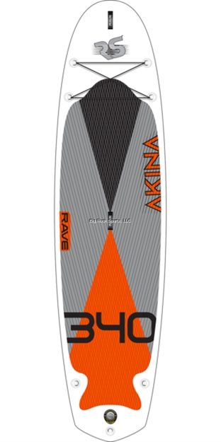 Picture of Rave Sports Akina 340 Inflatable Sup 11'2" Monarch Orange