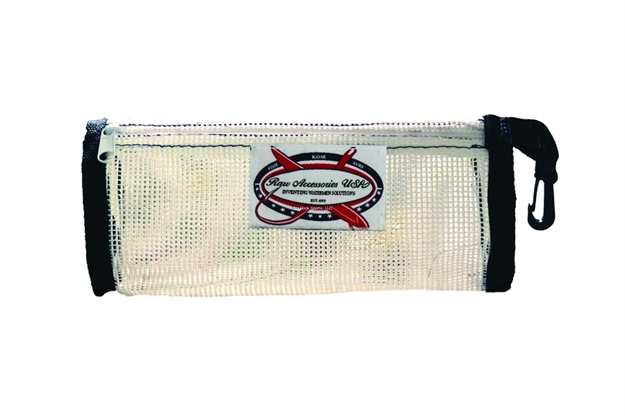 Picture of Raw Accessories Usa Blue/White Vcm Cylindrical Bait Holder W/ Belt Loop Clip