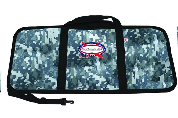 Picture of Raw Accessories Usa Digital Blue Insulated Fish Bag, W/ Stainless Steel Zipper Pull W/ Strap & Pkt 30"X14"