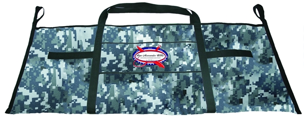 Picture of Raw Accessories Usa King Fish Bag-Digital Blue, Insulated With Our Polarbasics Insulator, Stainless Steel Zipper Pull W Ext Pkt 65"X20"