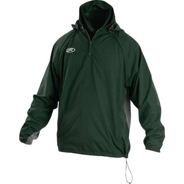 Picture of Rawlings Adult Triple Threat Jacket Dark Green Medium