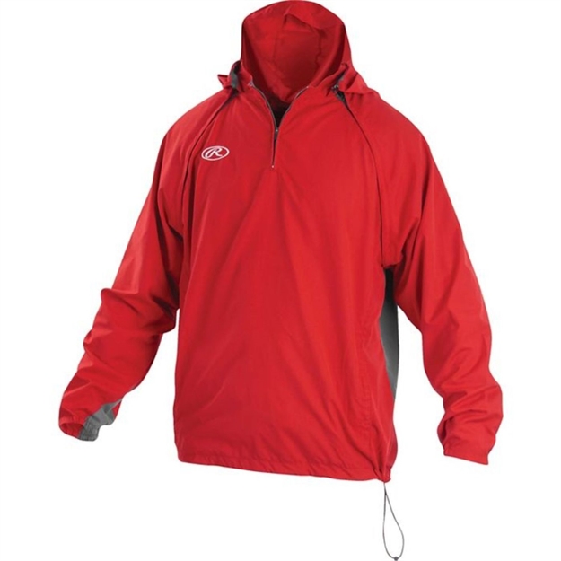 Picture of Rawlings Adult Triple Threat Jacket Scarlet Small