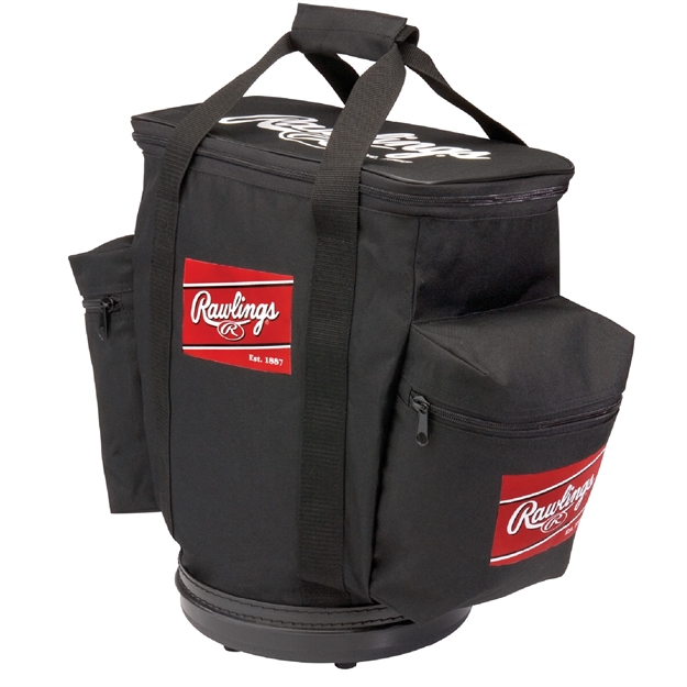 Picture of Rawlings Baseball Bucket Ball Bag-Black