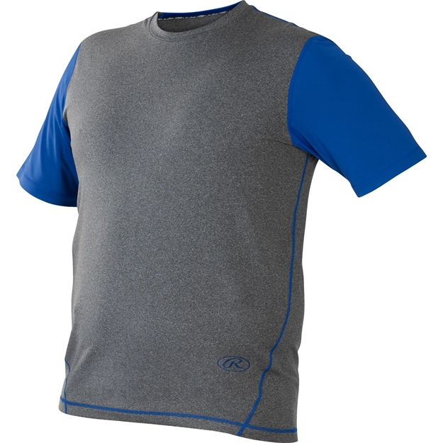 Picture of Rawlings Hurler Performance Shrt Slv Shirt Royal Xxx-Large