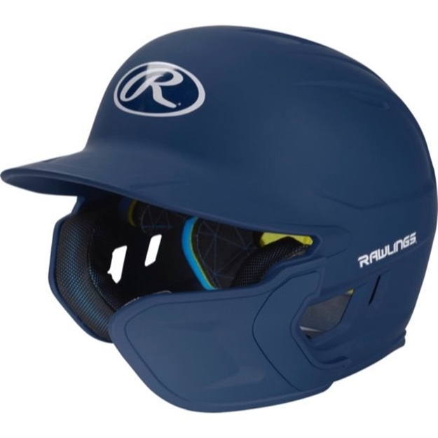 Picture of Rawlings Mach Ext Batting Helmet-Navy-Jr-Rh