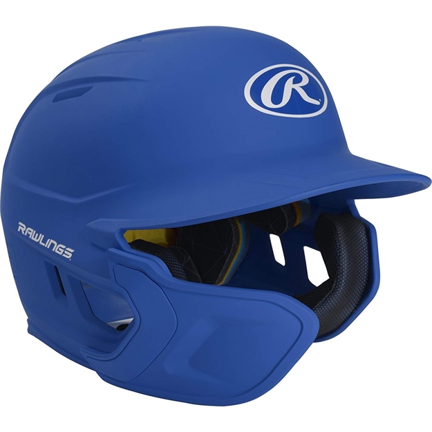 Picture of Rawlings Mach Ext Batting Helmet-Royal-Jr-Lh