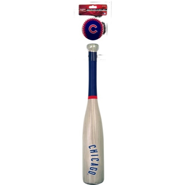 Picture of Rawlings Mlb Chicago Cubs Grand Slam Softee Bat And Ball Set