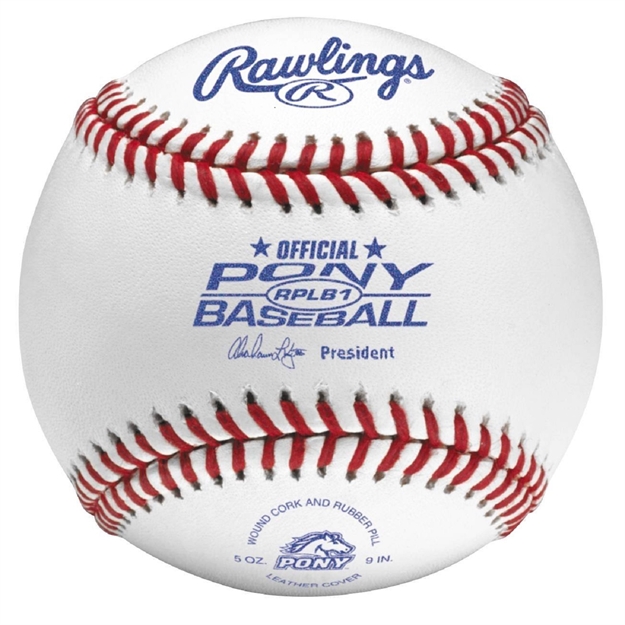 Picture of Rawlings Pony League Competition Grade Baseball-Dozen