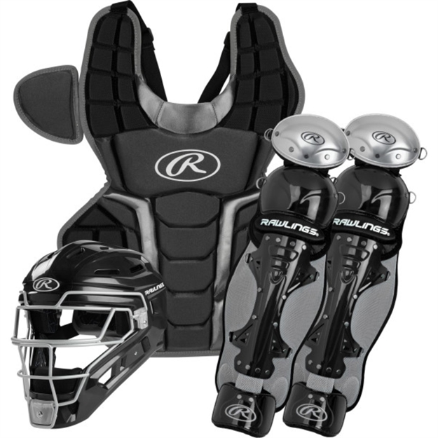 Picture of Rawlings Renegade Catchers Set Ages 12-15 Black-Silver
