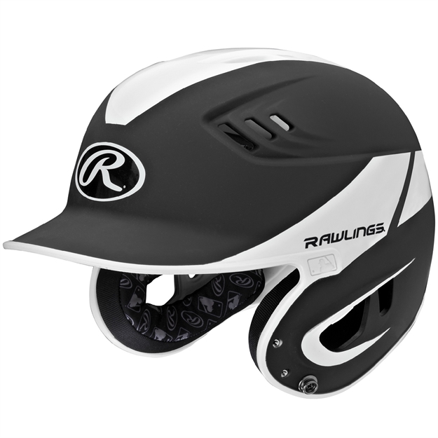 Picture of Rawlings Velo Series Junior 2-Tone Away Batting Helmet-Black