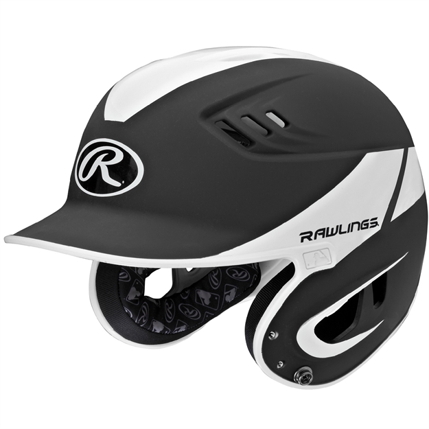 Picture of Rawlings Velo Series Senior 2-Tone Away Batting Helmet-Black