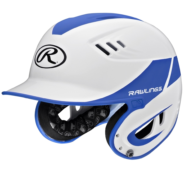 Picture of Rawlings Velo Series Senior 2-Tone Home Batting Helmet-Blue
