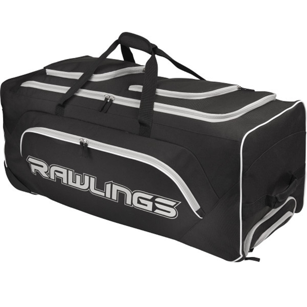 Picture of Rawlings Wheeled Catchers Bag - Black