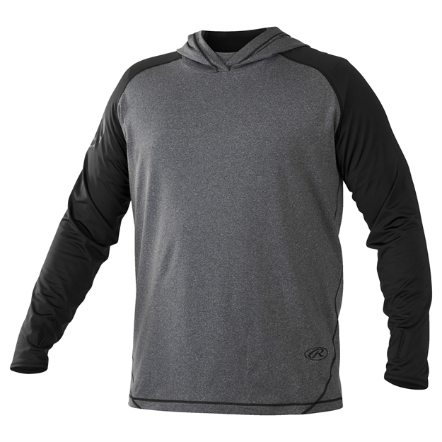 Picture of Rawlings Youth Hurler Lightweight Hoodie Black Medium