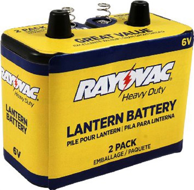 Picture of Ray O Vac 6V HD Lantern Battery 2Pk 944-2R 12800374083