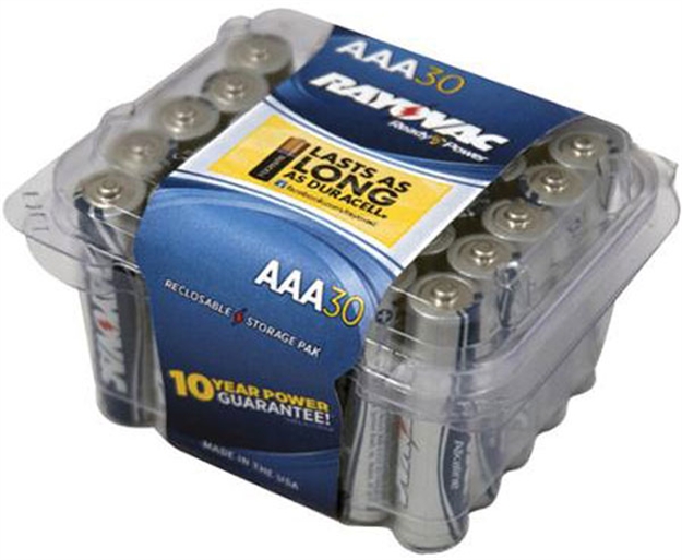 Picture of Ray O Vac AA Alkaline Battery 30Pk Pro Pack Cube 815-30F 012800496938