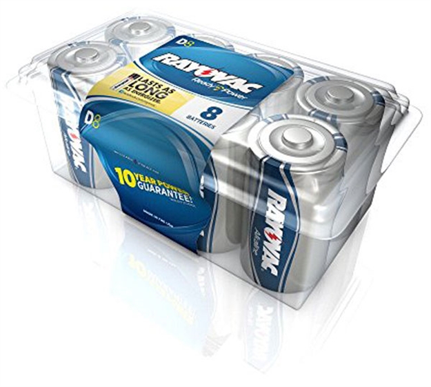 Picture of Ray O Vac Alkaline Battery D 8Pk 813-8RVPF2 12800517794