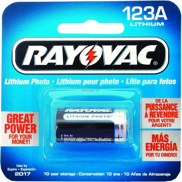 Picture of Ray O Vac 123A  Lithium Photo Battery 3V 1-Pack