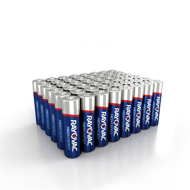Picture of Ray O Vac High Energy Alkaline AA Batteries 48 Pack Pro Pack