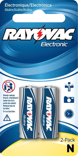 Picture of Rayovac Ke8102zma N 1.5V Alkaline 
N 1.5V Alkaline Stick 2