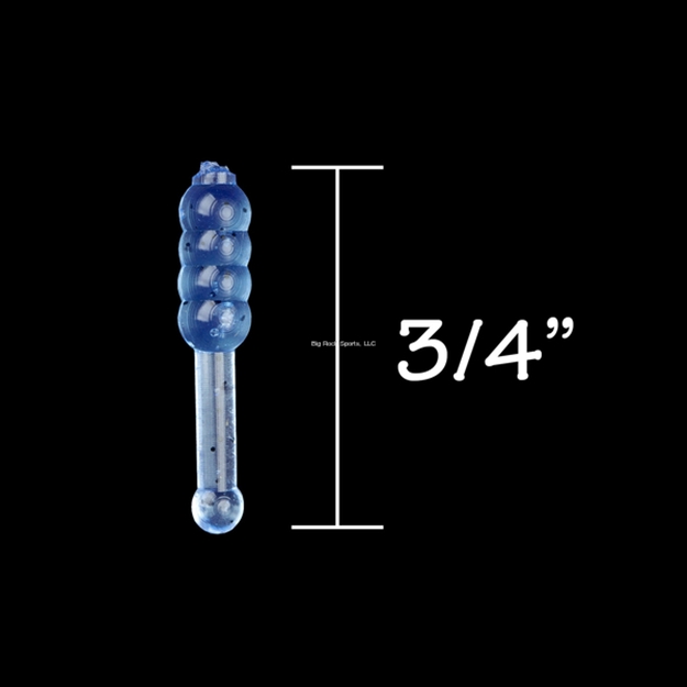 Picture of Rbm Jigs Ball Tail Floppy Body Soft Plastic - Flippin' Blue W/Black Fleck, 3/4" Length, 1 Pack - 10 PC