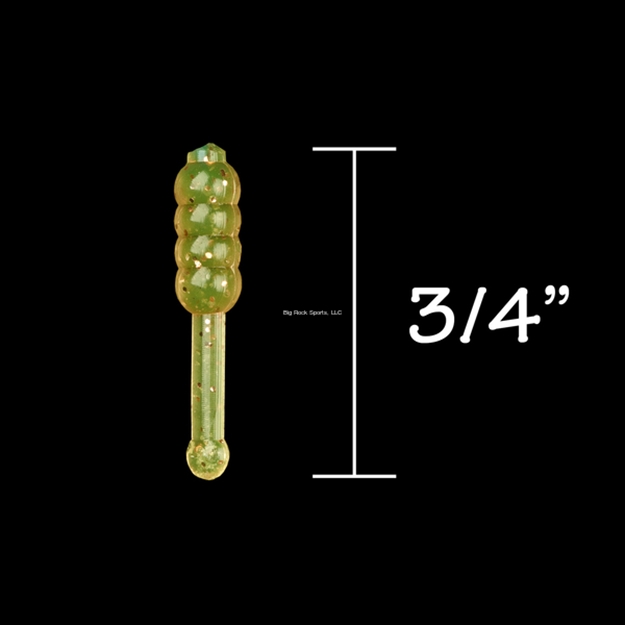 Picture of Rbm Jigs Ball Tail Floppy Body Soft Plastic - Motor Oil W/Copper Fleck, 3/4" Length, 1 Pack - 10 PC