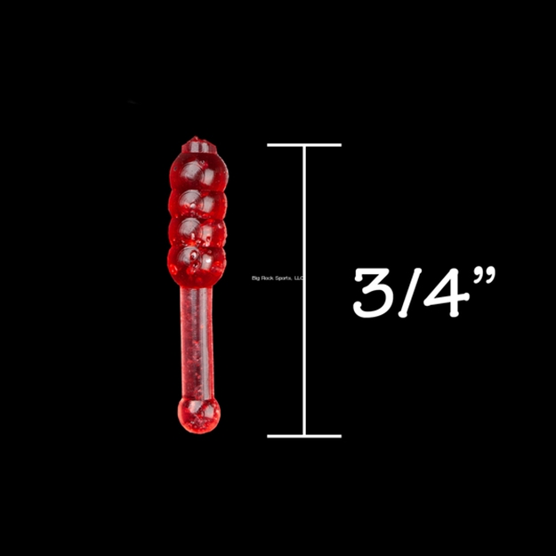Picture of Rbm Jigs Ball Tail Floppy Body Soft Plastic - Red Bug W/Red Fleck, 3/4" Length, 1 Pack - 10 PC