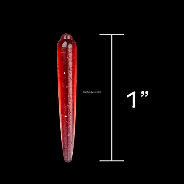 Picture of Rbm Jigs Blood Worm Floppy Body Soft Plastic - Red Bug W/Red Fleck, 1" Length, 1 Pack - 10 PC