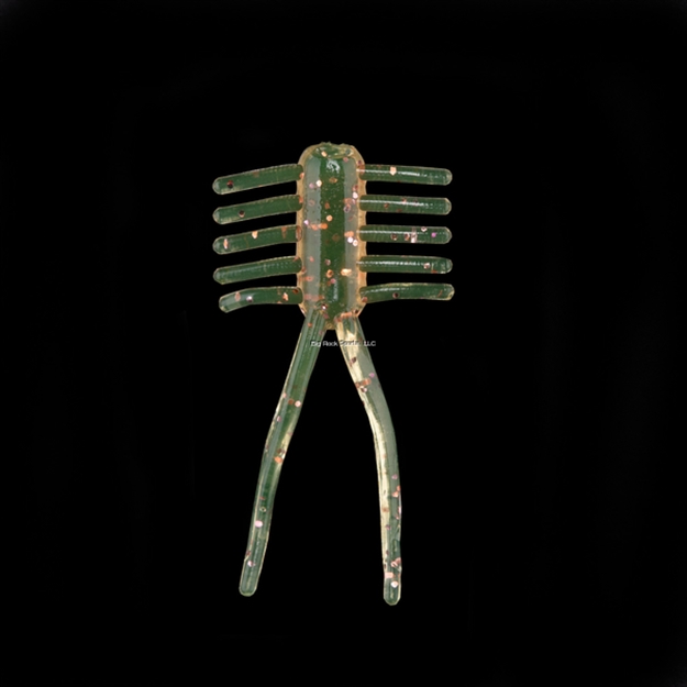 Picture of Rbm Jigs Crazy Bug Floppy Body Soft Plastic - Motor Oil W/Copper Fleck, 3/4" Length, 1 Pack - 10 PC