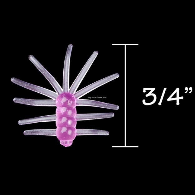 Picture of Rbm Jigs Ice Bug Floppy Body Soft Plastic - Pink, 3/4" Length, 1 Pack - 10 PC