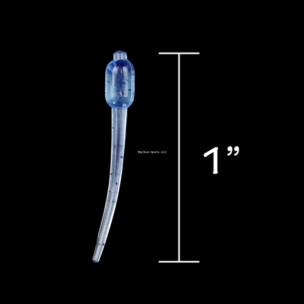 Picture of Rbm Jigs Ice Stinger Floppy Body Soft Plastic - Flippin' Blue W/Black Fleck, 1" Length, 1 Pack - 10 PC