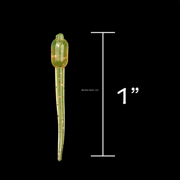 Picture of Rbm Jigs Ice Stinger Floppy Body Soft Plastic - Motor Oil W/Copper Fleck, 1" Length, 1 Pack - 10 PC