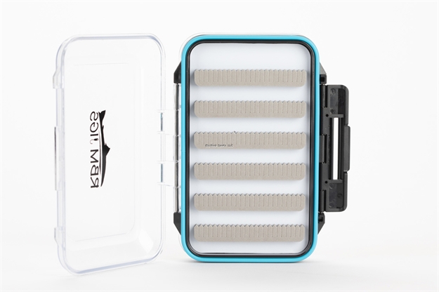 Picture of Rbm Jigs Jig Box Blue - Double Sided, Waterproof, 6"X8" - 196 Slots, Foam Inserts, Ice Jigs