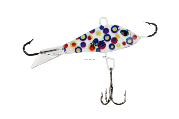 Picture of Rbm Jigs Wonderbread - Eye Catcher/Glow , 2.25" Minnow Profile, Size 8 Terminal Hooks + Mid-Body Treble, Black Nickel Hooks