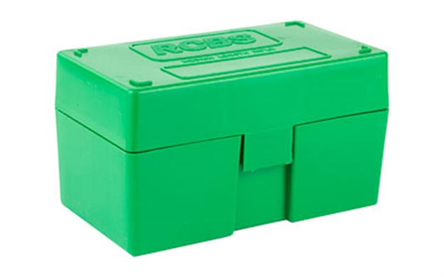 Picture of  Rcbs 86902 Ammo Box  For Medium Rifle Green Plastic