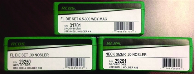 Picture of Rcbs Neck Sizer Die Set, Group D, .30 Nosler