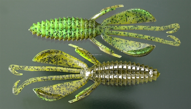 Picture of Reaction Kinky Beaver Creature Bait, 5", Dirty Sanchez, 7/Pack