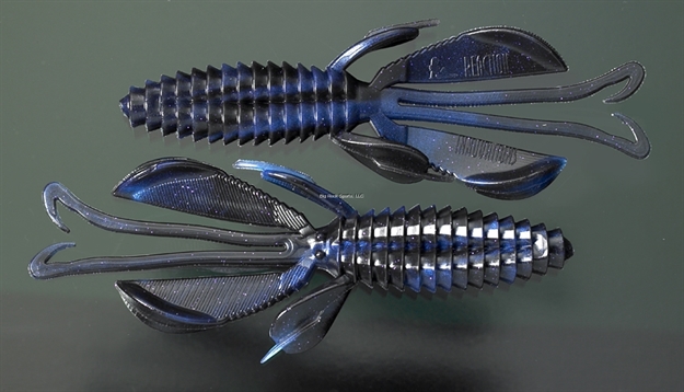 Picture of Reaction Kinky Beaver Creature Bait, 5", Hematoma, 7/Pack