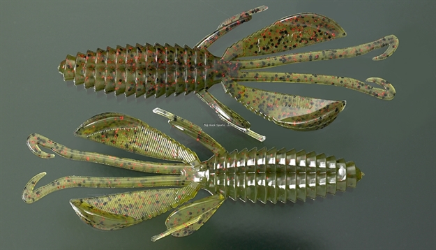 Picture of Reaction Kinky Beaver Creature Bait, 5", Watermelon Red, 7/Pack