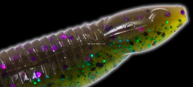 Picture of Reaction Little Dipper Swimbait, 3 1/2", Sprayed Grass, 9/Pack