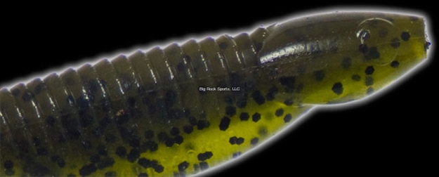 Picture of Reaction Little Dipper Swimbait, 3 1/2", Watermelon Green Pumpkin, 9/Pack