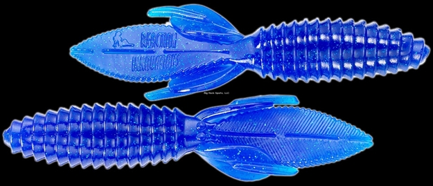 Picture of Reaction Smallie Beaver Creature Bait, 3 1/2", Backwater Blue, 10/Pack