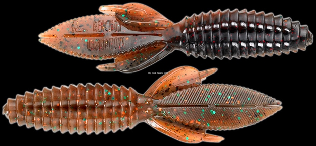 Picture of Reaction Smallie Beaver Creature Bait, 3 1/2", Big Texan, 10/Pack