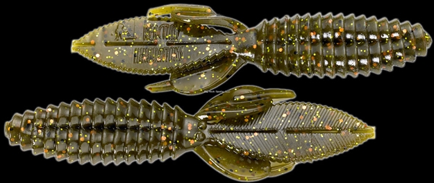 Picture of Reaction Smallie Beaver Creature Bait, 3 1/2", Green Goby, 10/Pack