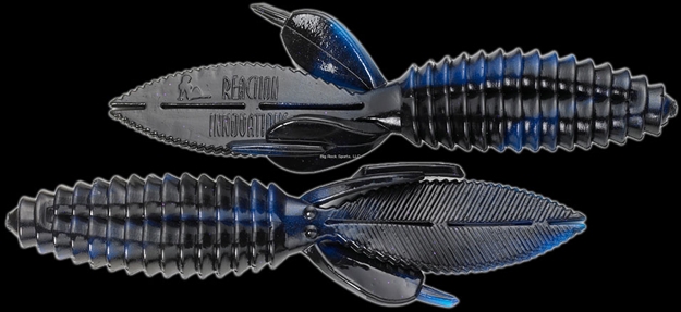 Picture of Reaction Smallie Beaver Creature Bait, 3 1/2", Hematoma, 10/Pack